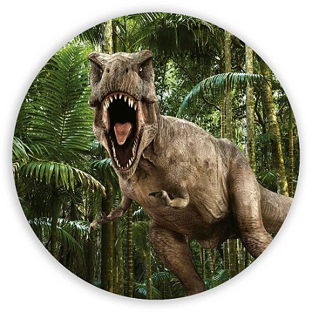 Capa Painel Redondo Sublimado - Dinossauro