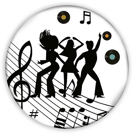 Painel Redondo - Discoteca - Sublimado 3D