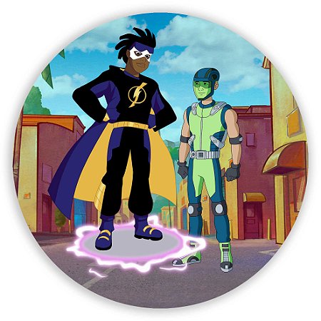 Capa Painel Redondo Sublimado - Super Choque