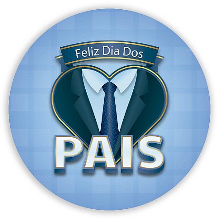 Painel Redondo - Dia dos Pais - Sublimado 3D