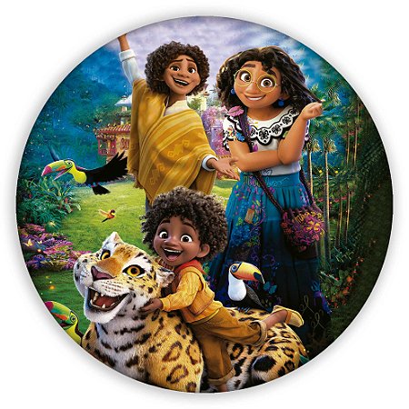 Capa Painel Redondo Sublimado - Encanto