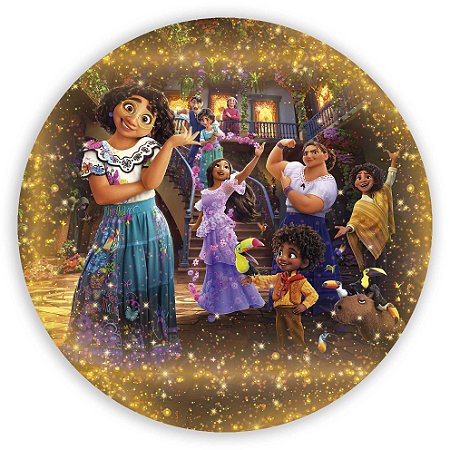 Capa Painel Redondo Sublimado - Encanto