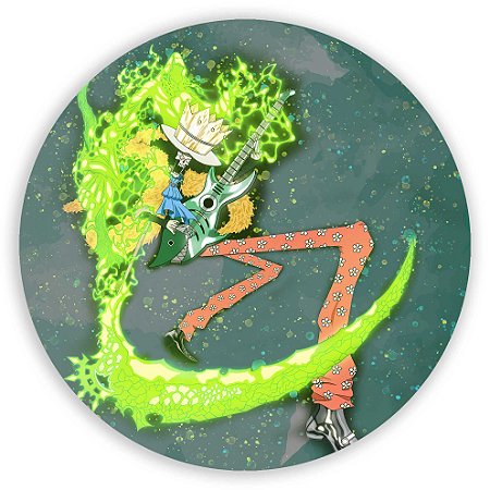 Painel Redondo - One Piece Brook  - Sublimado 3D