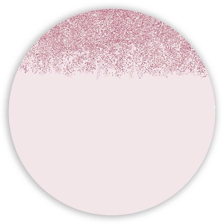 Capa Painel Redondo Sublimado - Glitter