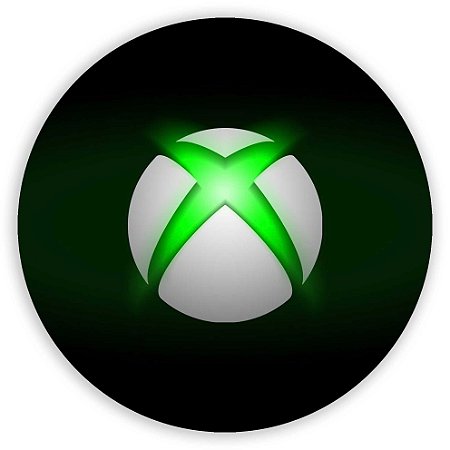 Capa Painel Redondo Sublimado - X Box