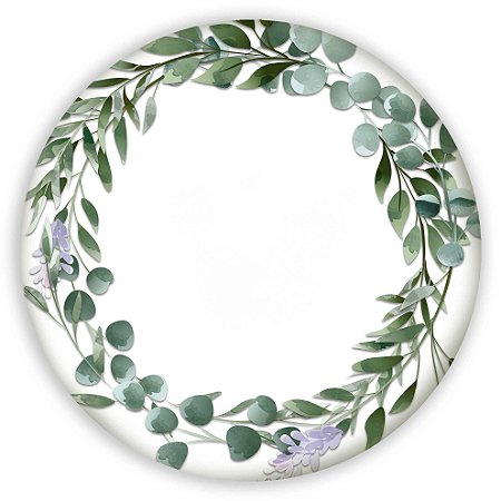 Capa Painel Redondo Sublimado - Floral