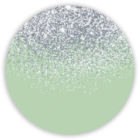 Capa Painel Redondo Sublimado - Glitter