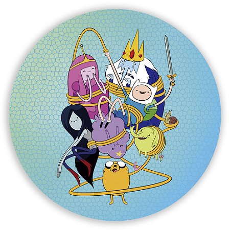 Painel Redondo - Hora de aventura - Sublimado 3D