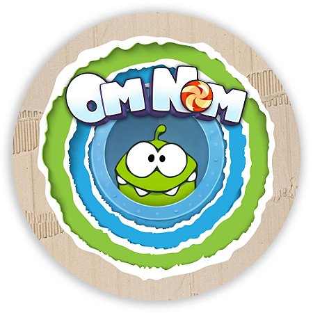 Painel Redondo - Om Nom - Sublimado 3D