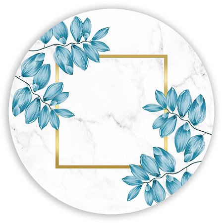 Capa Painel Redondo Sublimado - Floral Geometrico