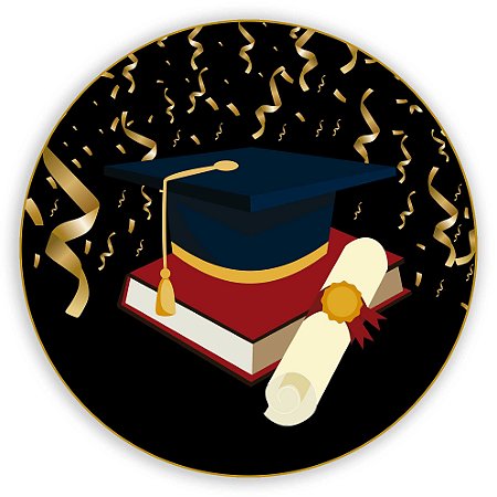 Capa Painel Redondo Sublimado - Formatura