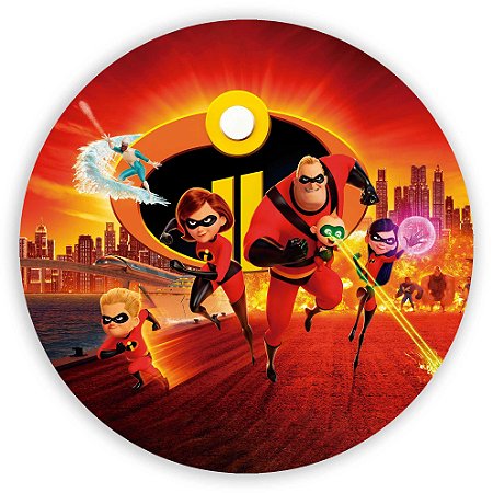 Capa Painel Redondo Sublimado - incriveis