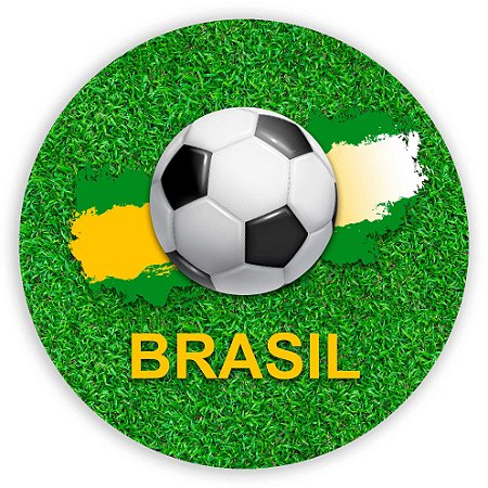 Capa Painel Redondo Sublimado - Brasil