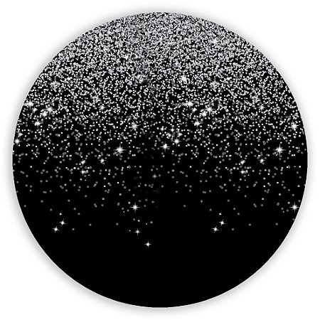 Capa Painel Redondo Sublimado - Glitter