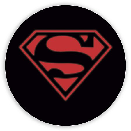 Capa Painel Redondo Sublimado - Super Homem