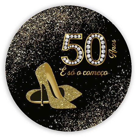 Painel Redondo - Idade - Sublimado 3D