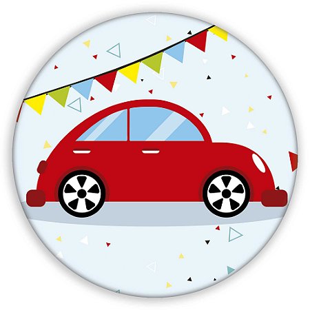 Painel Redondo - Fusca - Sublimado 3D