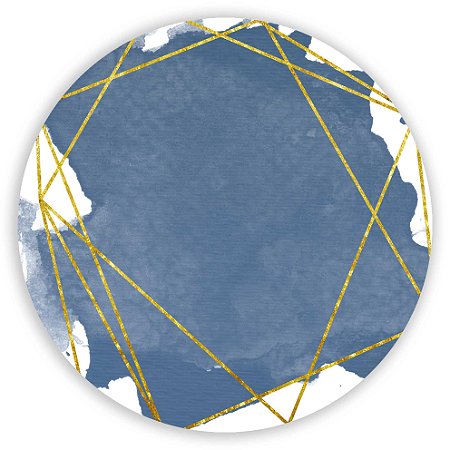 Capa Painel Redondo Sublimado - Geometrico