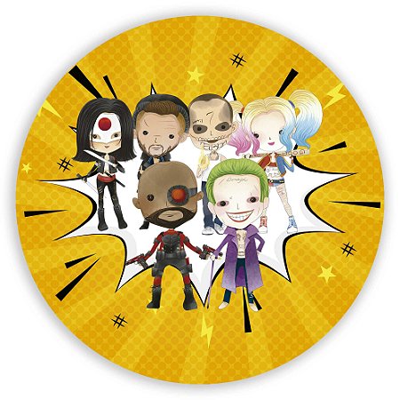 Capa Mini Painel Sublimado - Esquadrão Suicida