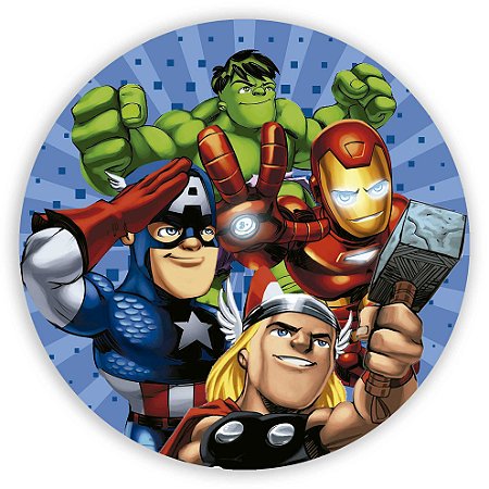 Capa Mini Painel Sublimado - Esquadrão de Heróis