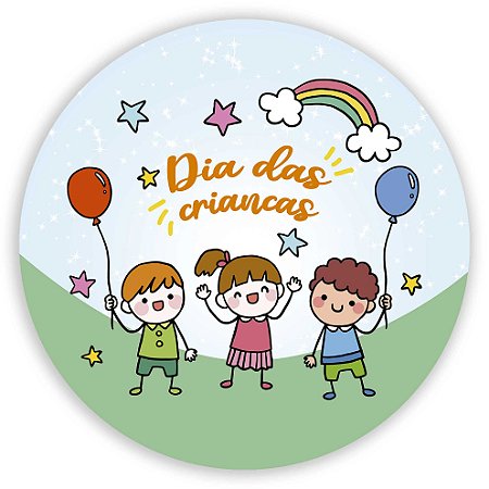 Capa Mini Painel Sublimado - Dia das Crianças