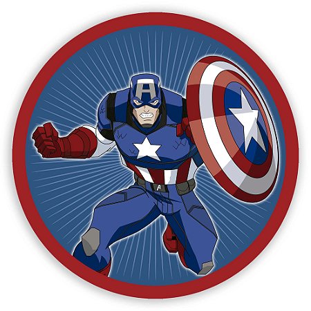 Capa Mini Painel Sublimado - Capitão América