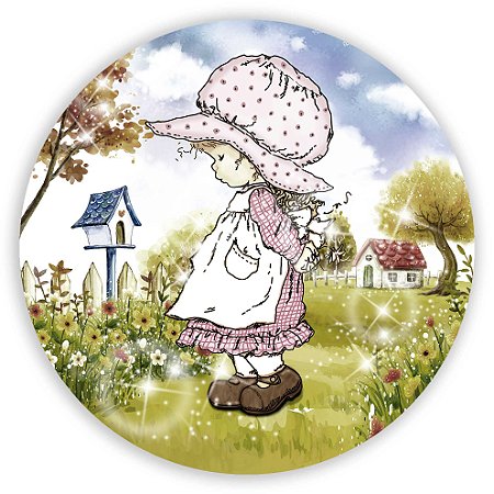 Mini Painel - Boneca Vintage - Sublimado 3D