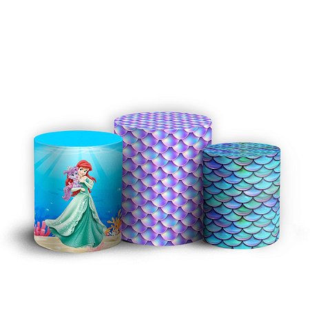 Capas Trio Cilindro Sublimado Vest Facil - Ariel