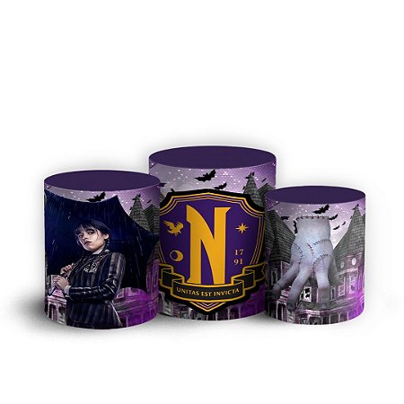 Capas Trio Cilindro Sublimado Vest Facil - Wandinha