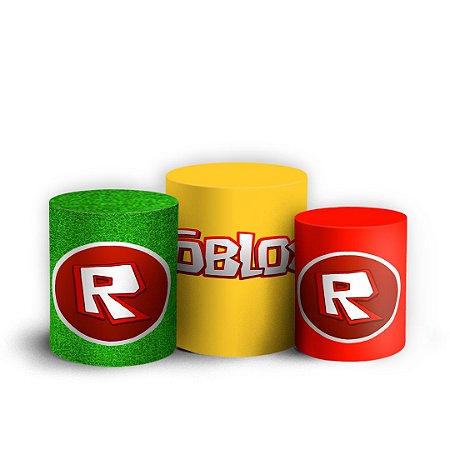 Capas Trio Cilindro Sublimado Vest Facil - Roblox