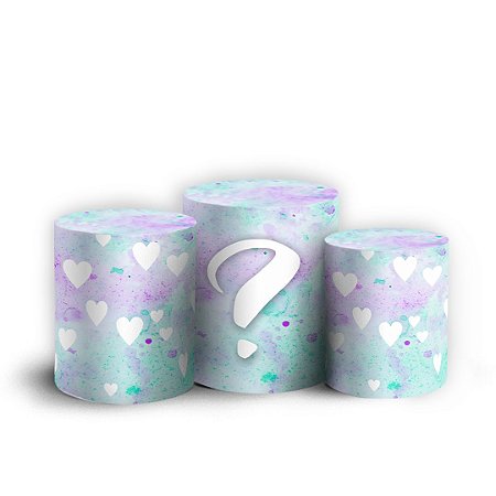 Capas Trio Cilindro Sublimado Vest Facil - Chá Revelação