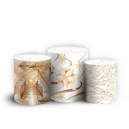 Capas Trio Cilindro Sublimado Vest Facil - Ano Novo