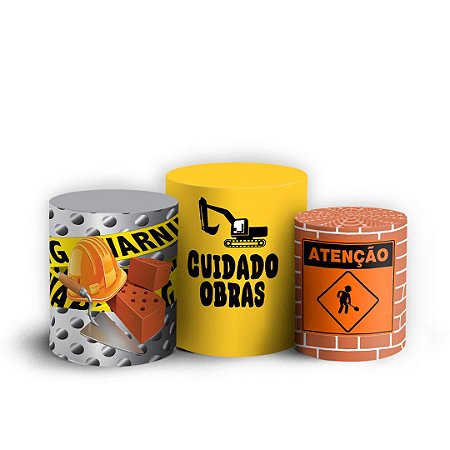 Capas Trio Cilindro Sublimado Vest Facil - Costrução