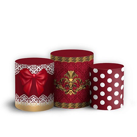 Capas Trio Cilindro Sublimado Vest Facil - Minnie