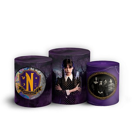 Capas Trio Cilindro Sublimado Vest Facil - Wandinha