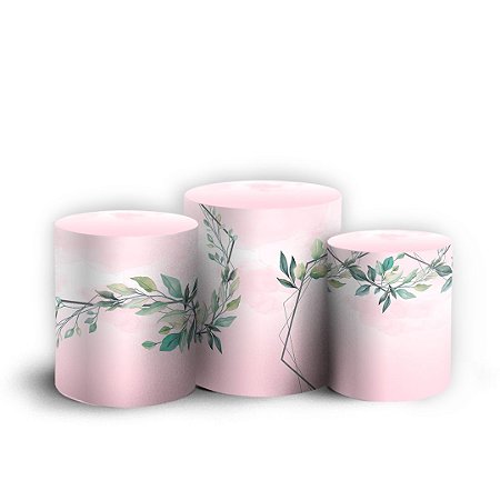 Capas Trio Cilindro Sublimado Vest Facil - Ursinha Bailarina