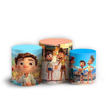 Capas Trio Cilindro Sublimado Vest Facil - Luca