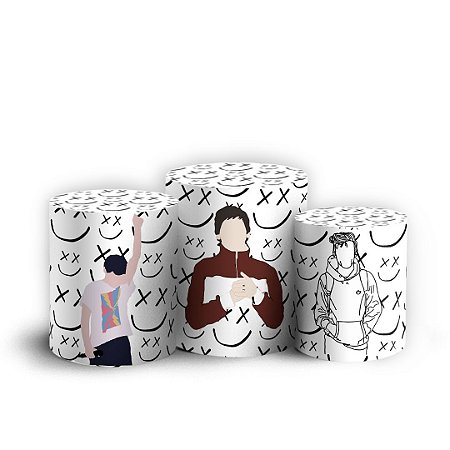 Trio Cilindro - Louis Tomlinson - Sublimado 3D + Elástico