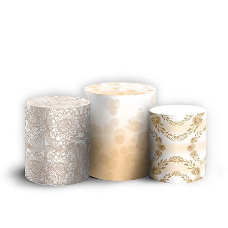 Capas Trio Cilindro Sublimado Vest Facil - Anjinho