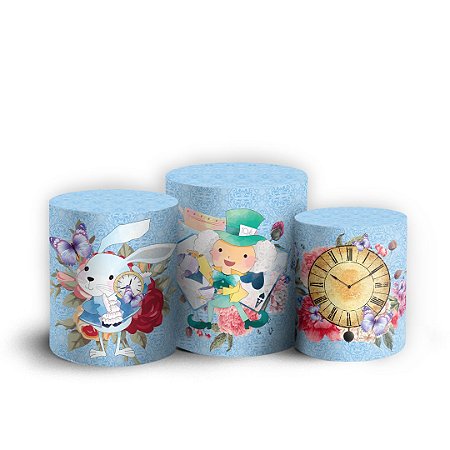 Capas Trio Cilindro Sublimado Vest Facil - Alice