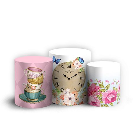 Capas Trio Cilindro Sublimado Vest Facil - Alice