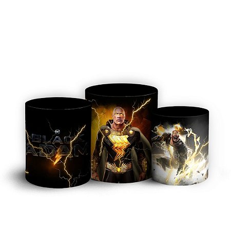 Capas Trio Cilindro Sublimado Vest Facil - Adão Negro