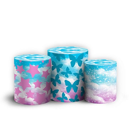 Capas Trio Cilindro Sublimado Vest Facil - Lol Surprise