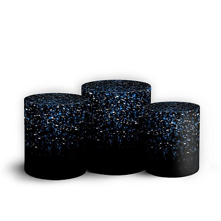 Capas Trio Cilindro Sublimado Vest Facil - Gratidão Glitter