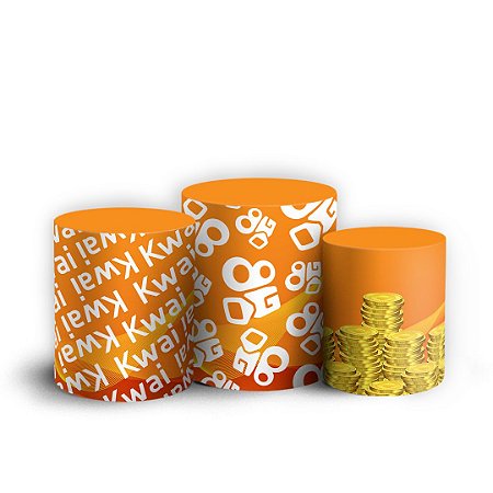 Trio Cilindro - Kwai - Sublimado 3D + Elástico