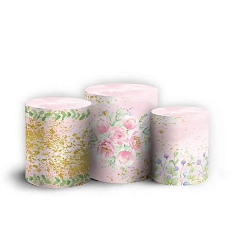 Capas Trio Cilindro Sublimado Vest Facil - 15 Anos