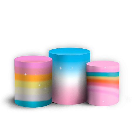 Capas Trio Cilindro Sublimado Vest Facil - My Little Pony.