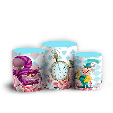 Capas Trio Cilindro Sublimado Vest Facil - Alice