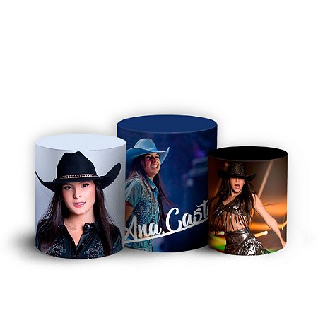 Capas Trio Cilindro Sublimado Vest Facil - Ana Castela