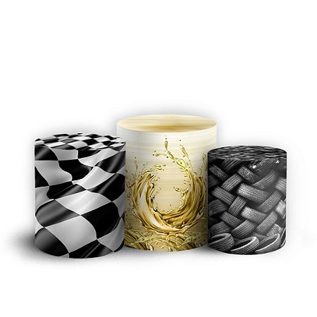 Capas Trio Cilindro Sublimado Vest Facil - Hot Wheels